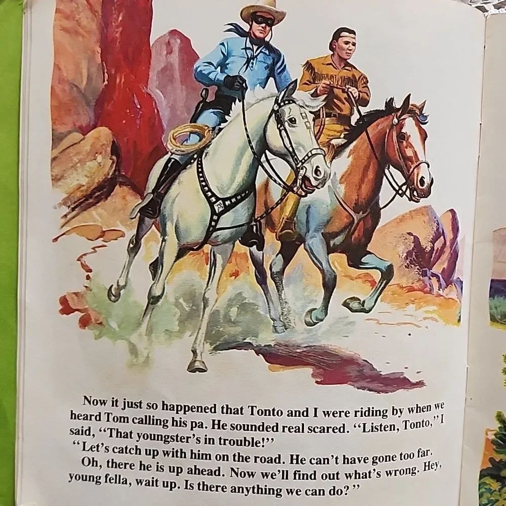 The Lone Ranger Book and Record - Picture 2 of 10